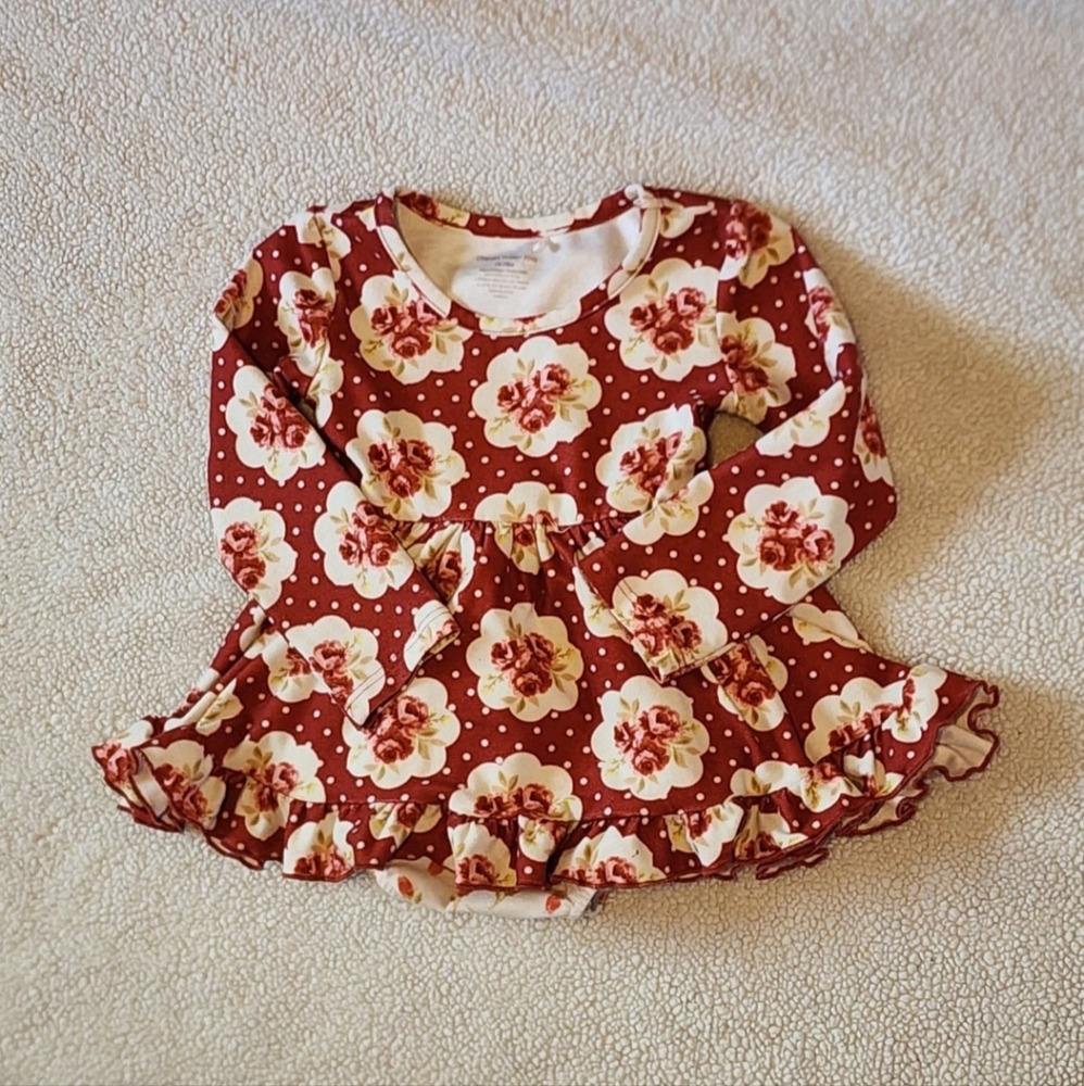 Charlie's Project Chic Roses Twirl Dress 12-18mo